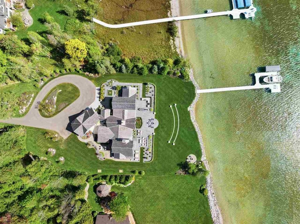 Lake Charlevoix's Crown Jewel: Private Waterfront Estate for $10.995 Million