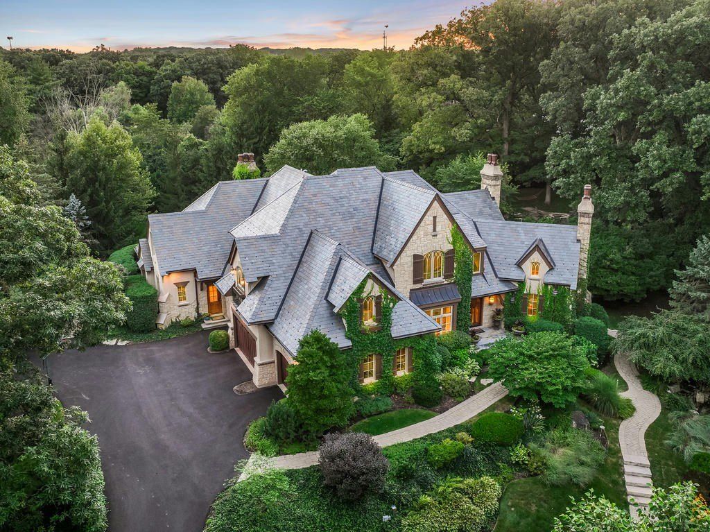 Luxurious Home Offers Ultimate Privacy and Seclusion in St. Charles, Illinois for $2.65 Million