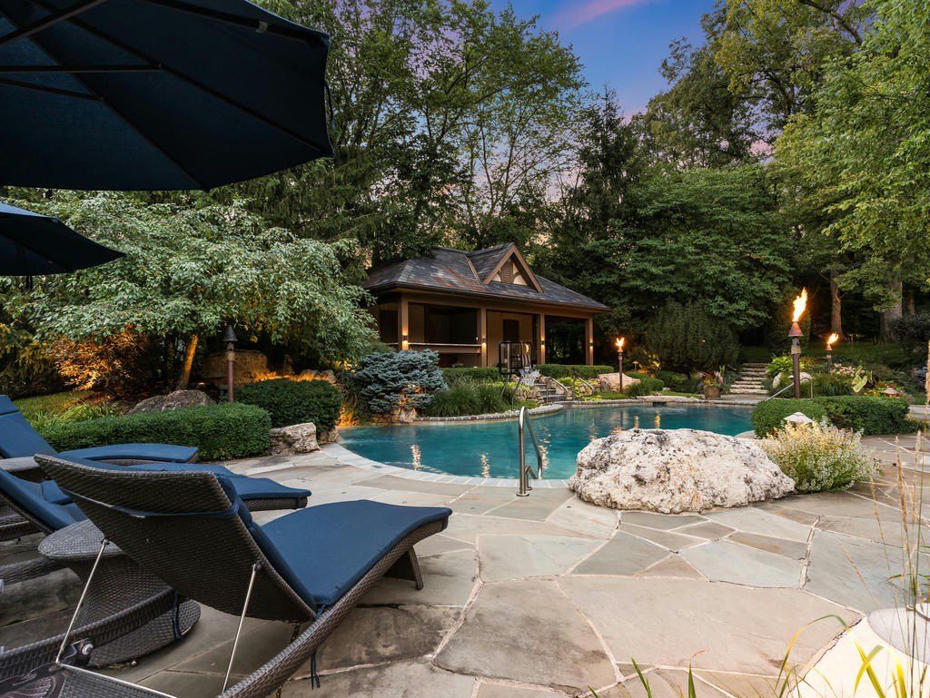 Luxurious Home Offers Ultimate Privacy and Seclusion in St. Charles, Illinois for $2.65 Million