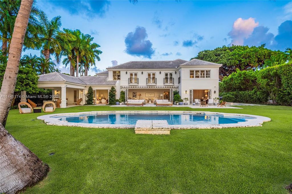 Nestled on prestigious North Bay Rd, this fully renovated 8-bed, 10-bath estate offers 7,746 sq. ft. of elegant living space. Featuring a private office, sauna, and a separate guest and staff apartment, this property is a harmonious blend of historic charm and modern luxury.