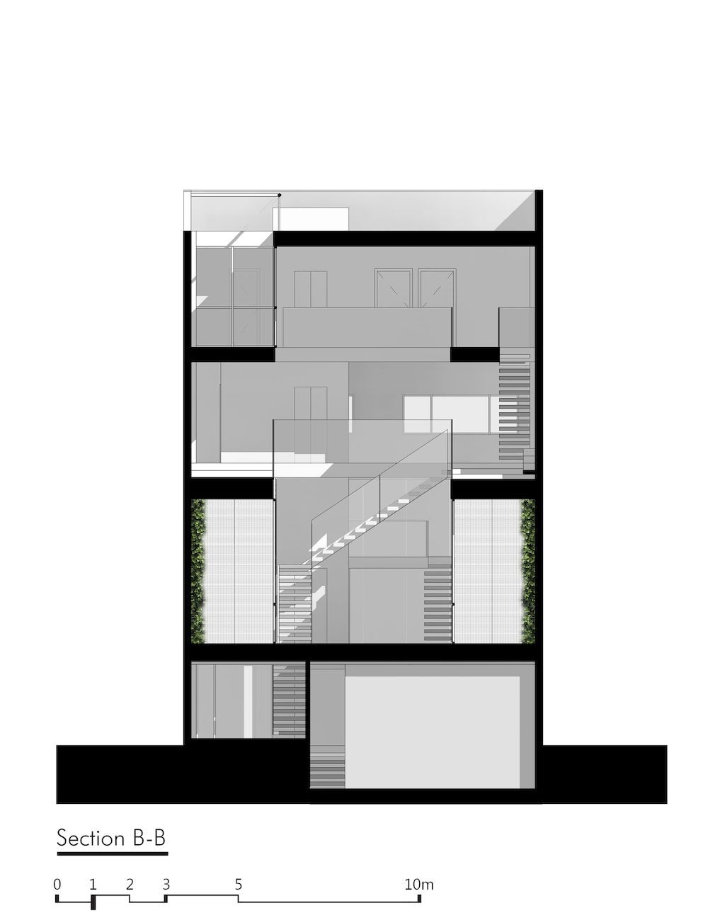 Outside-in House with Harmonious Space Connection by MA Office