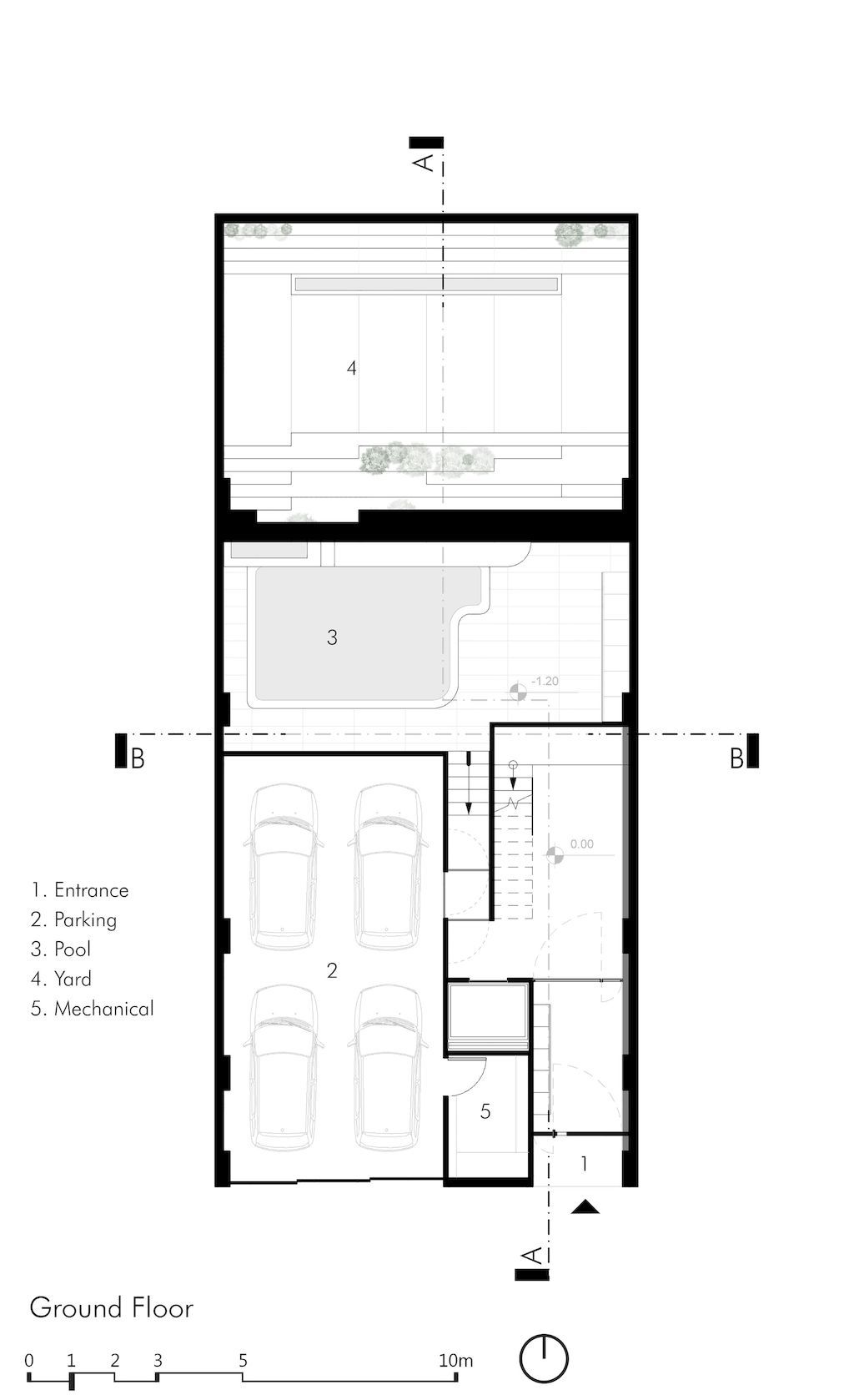 Outside-in House with Harmonious Space Connection by MA Office