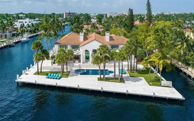 Own a $32 Million Las Olas Isles Real Estate with Utmost Riverside Luxury in Fort Lauderdale