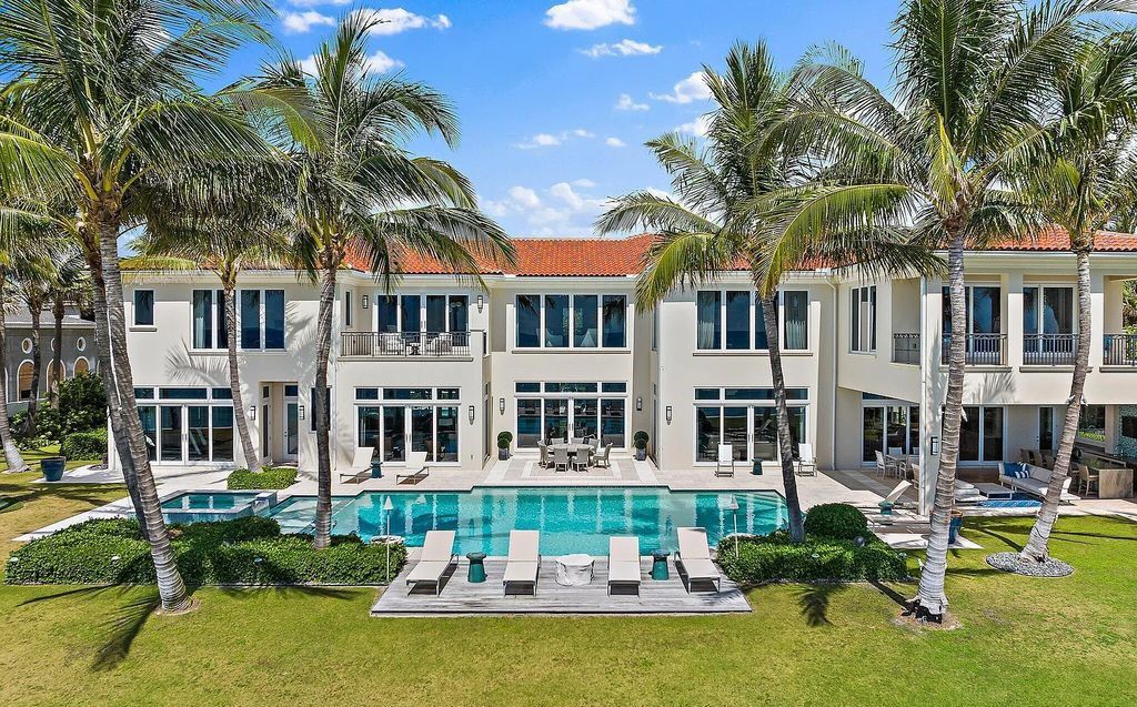 Nestled between the majestic Atlantic Ocean and the tranquil Intracoastal Waterway lies the extraordinary ''Villa Oceano Azul.'' This stunning estate is located in the prestigious estate section of Manalapan, Florida, and embodies the epitome of luxury living.