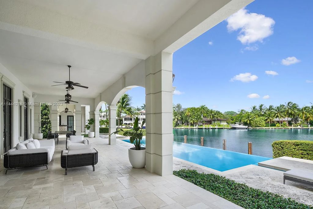 Nestled in the gated community of Old Cutler Bay in Coral Gables, Florida, 9320 Gallardo St is a luxurious residence designed by architect Ramon Pacheco and elegantly remodeled in 2015. With 8 bedrooms, 11 bathrooms, and 8,360 square feet of living space, this home exudes sophistication.