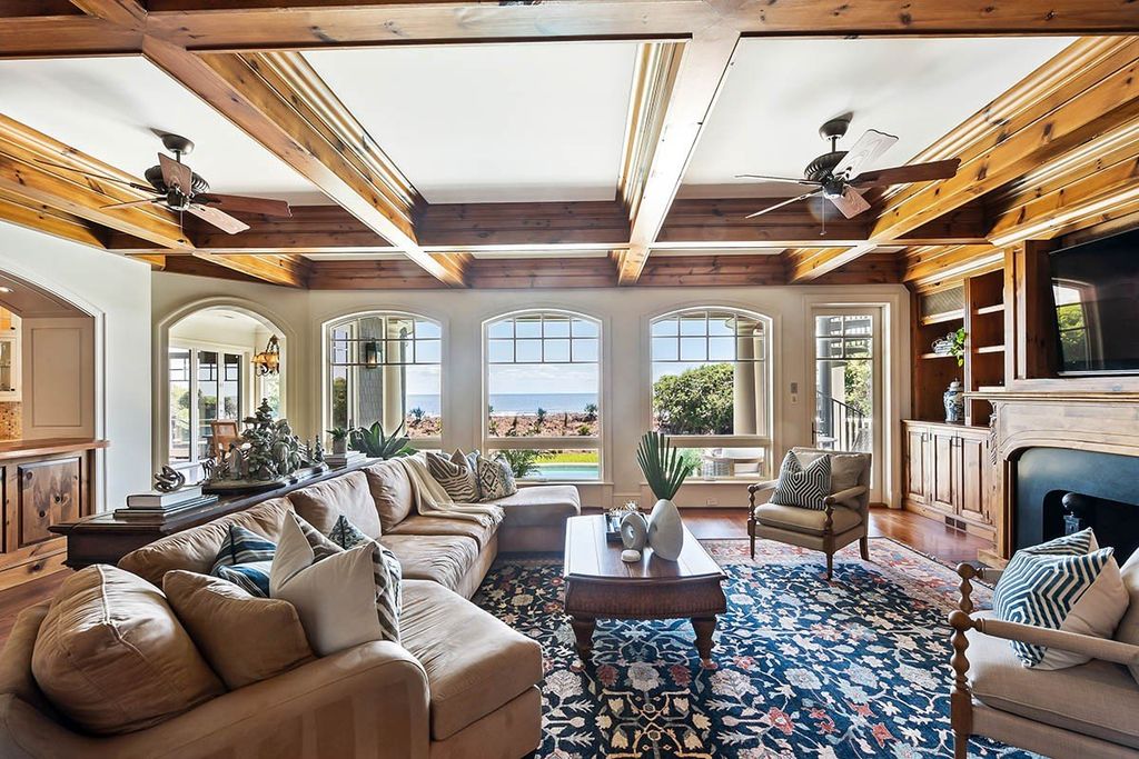 Rare Opportunity: Majestic Three-Story Oceanfront Residence on Johns Island, South Carolina, Priced at $13,999,000