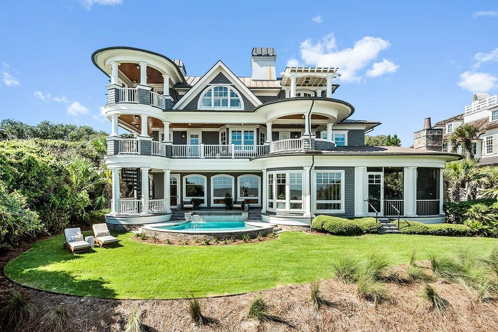 Rare Opportunity: Majestic Three-Story Oceanfront Residence on Johns Island, South Carolina, Priced at $13,999,000