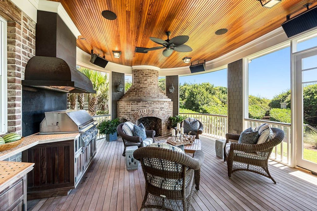 Rare Opportunity: Majestic Three-Story Oceanfront Residence on Johns Island, South Carolina, Priced at $13,999,000