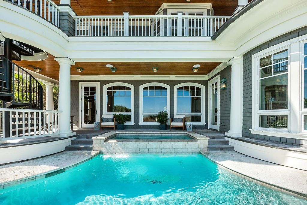 Rare Opportunity: Majestic Three-Story Oceanfront Residence on Johns Island, South Carolina, Priced at $13,999,000