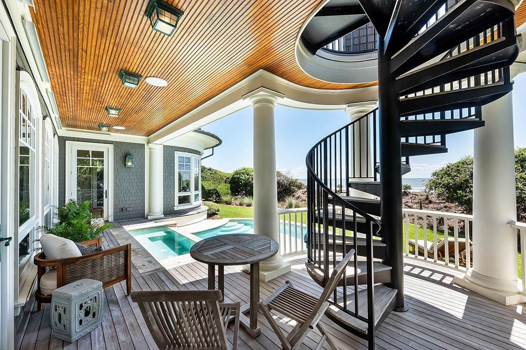 Rare Opportunity: Majestic Three-Story Oceanfront Residence on Johns Island, South Carolina, Priced at $13,999,000