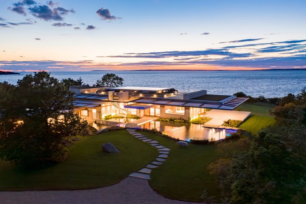 Seaside Splendor: Exquisite West Tisbury Beachfront Estate Listed at $26.5 Million