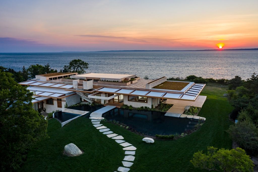 Seaside Splendor: Exquisite West Tisbury Beachfront Estate Listed at $26.5 Million