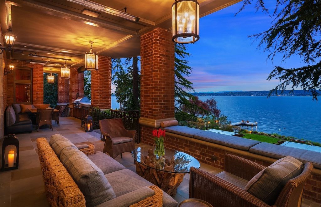 Seattle's Great Estate: A $26.5 Million Lakeside Retreat with Cascades Views