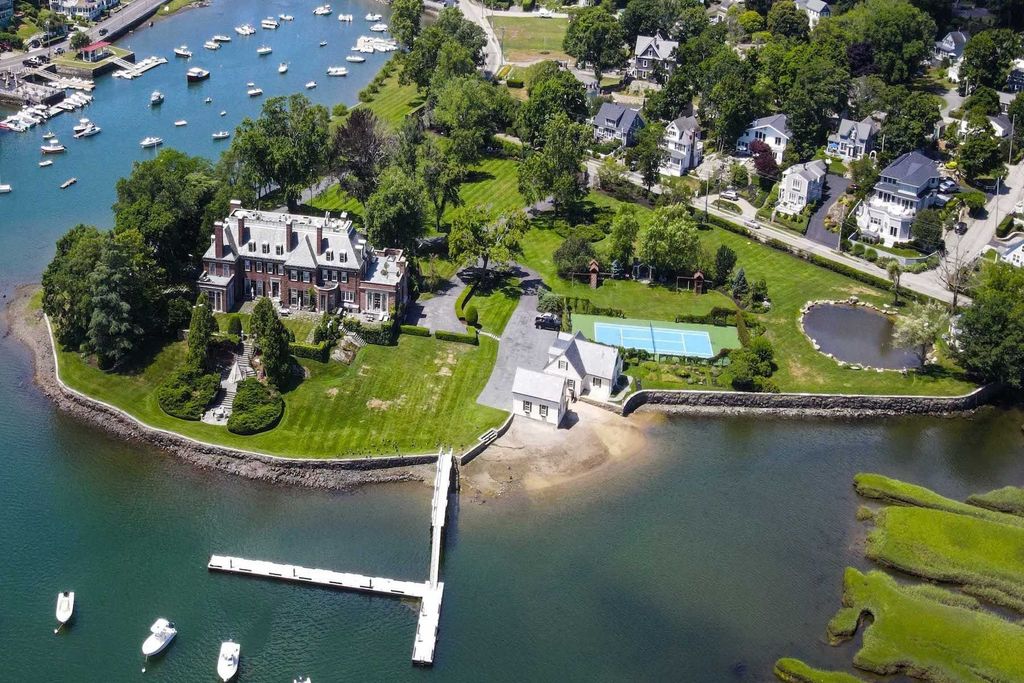 Spectacular 'The Oaks' Estate Listed at $18 Million Offers Breathtaking Views of Cohasset Harbor, Massachusetts