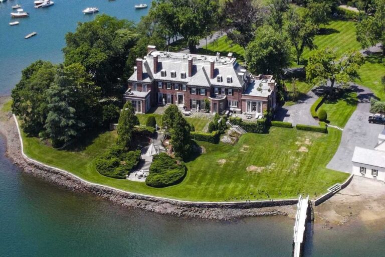 Spectacular ‘The Oaks’ Estate Listed at $18 Million Offers Breathtaking Views of Cohasset Harbor, Massachusetts