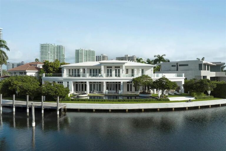 Spectacular Waterfront Mansion in Golden Beach with $23.5 Million Marvel