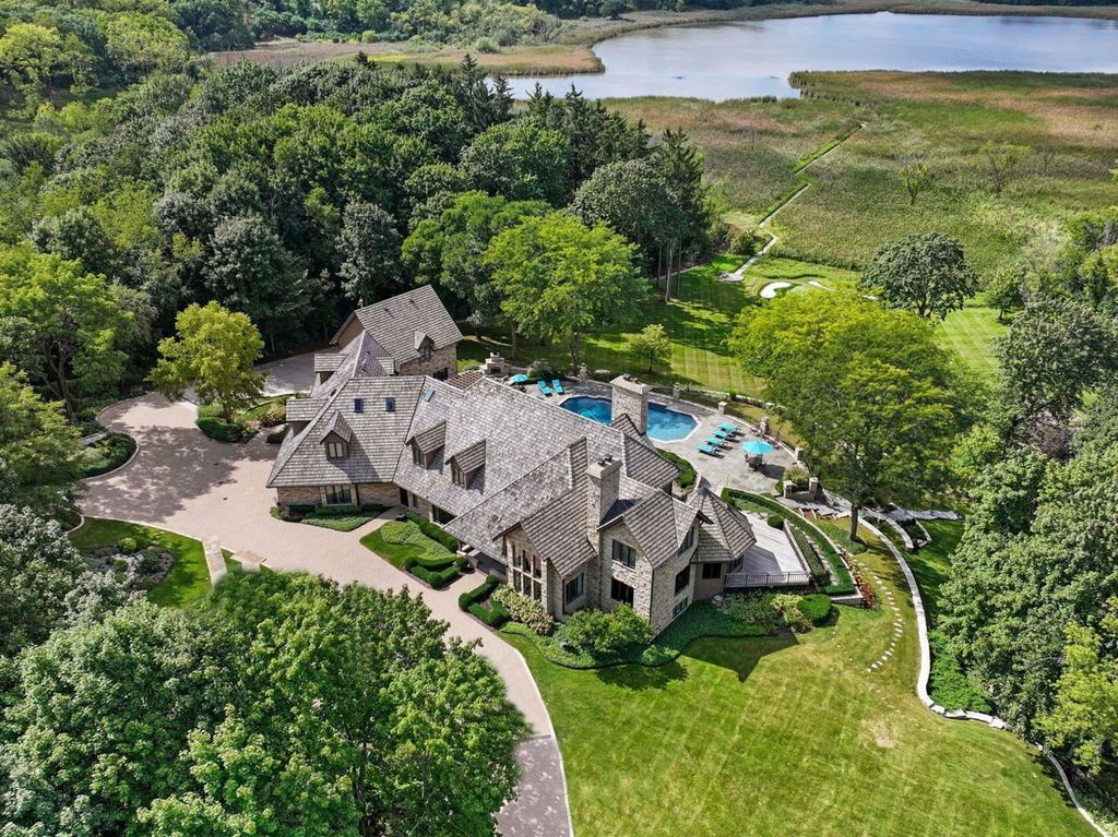 Sprawling Barrington Hilltop Mansion with Goose Lake Panorama Listed for $2.199 Million