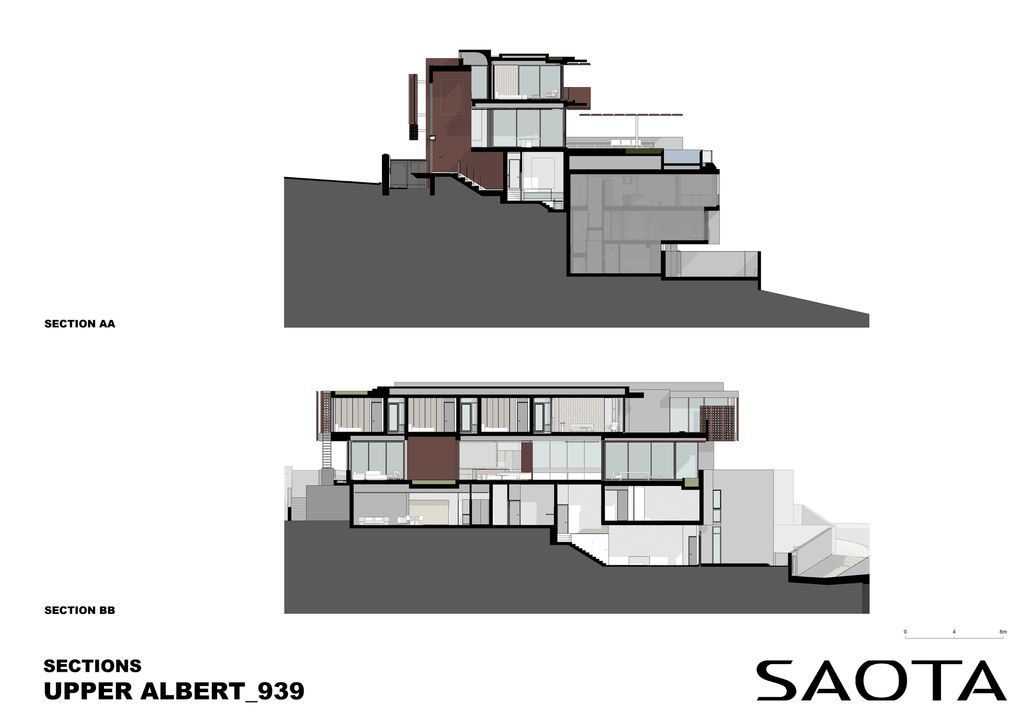 Upper Albert residence, combine aesthetics & natural textures by SAOTA