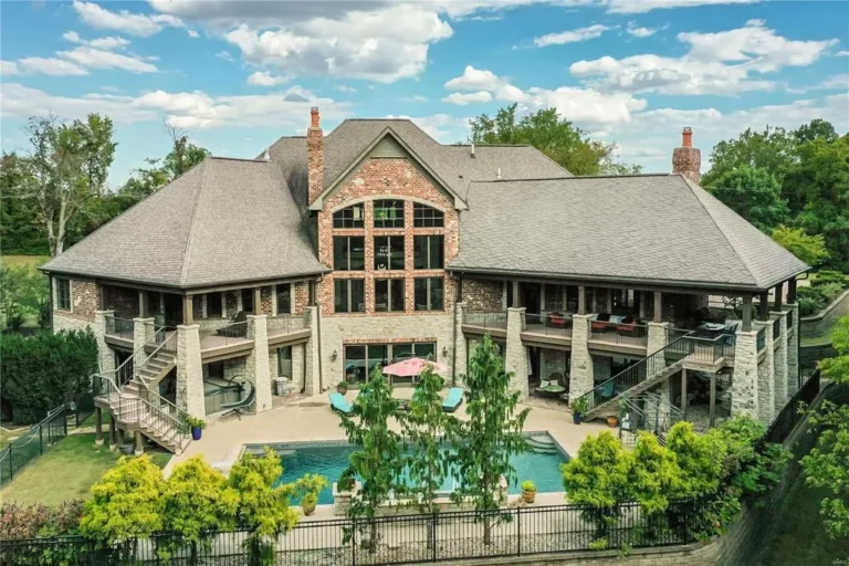 Exceptional 3.3-Acre Estate Backing Queeny Park with Unmatched Amenities in Missouri for Sale at $3,600,000