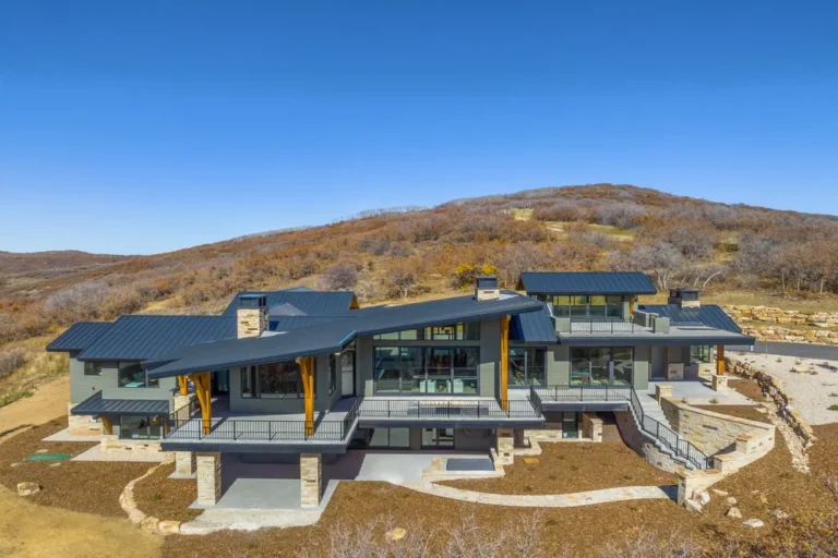 Spectacular 9-Acre Contemporary Home with Panoramic Views in Park City, Utah for Sale at $11,600,000