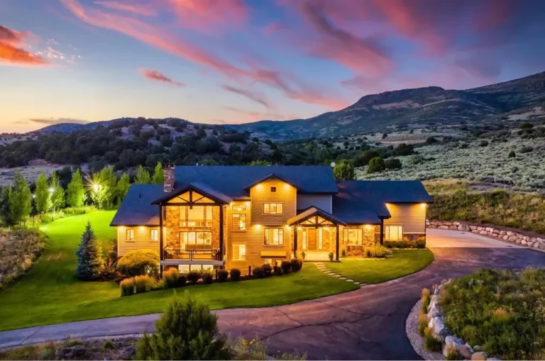 Magnificent 7.55 Acre Gated Estate in Utah with Unique Entertainment Features for $4,995,000