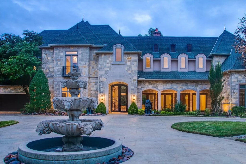 Lavish French Residence: A Prestigious Home in Dallas, Texas Currently Valued at $7.6 Million