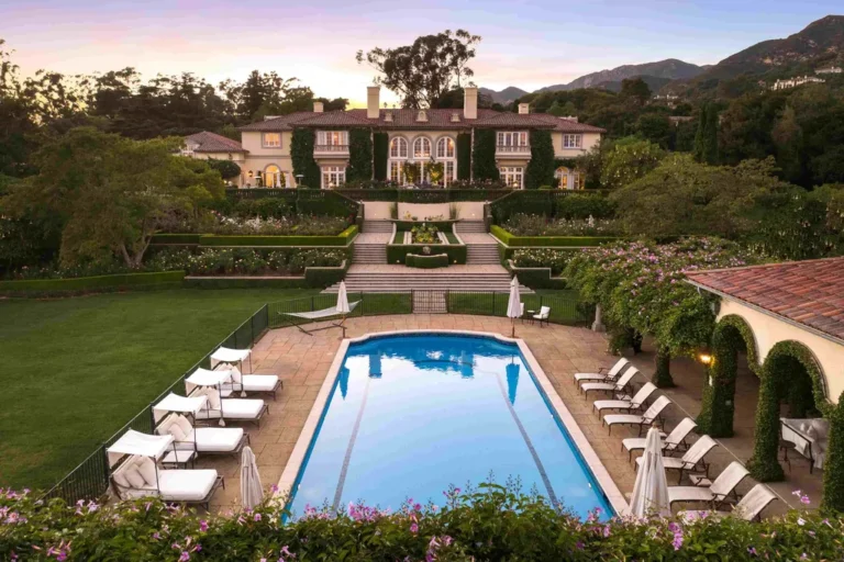 Montecito’s Villa Luna: A Timeless European Elegance Retreat on 3.4 Acres Back on Market for $44,995,000
