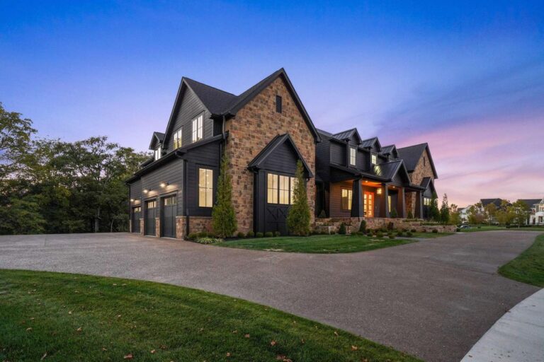 A True Architectural Marvel Meticulously Crafted Plain City, Ohio Gem