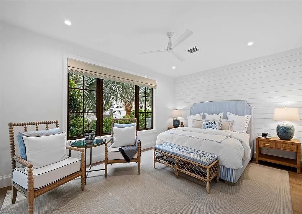 Immerse yourself in the epitome of the "South Florida Lifestyle" at this exquisitely renovated 6-bed, 8-bath West Indies Oasis at 1812 SE 14th St, Fort Lauderdale, FL. This 7,221 sq ft estate boasts a grand Great Room with 20' ceilings and panoramic water views, a media room, and a chef's kitchen with a La’Corneu gas range.