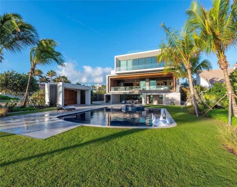 Discover the Epitome of Luxury at this $42 Million Golden Beach Estate with Unparalleled Amenities and Breathtaking Views