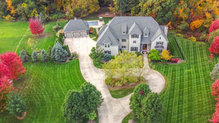 Elegant Home Crafted with Impeccable Attention to Detail in Valparaiso, Indiana Now Available for $2,399,900