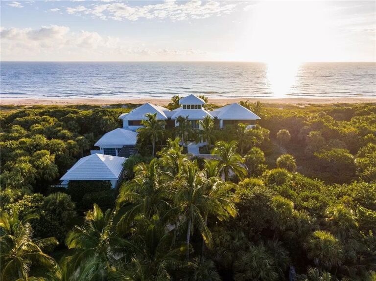Enjoy Seaside Splendor at This $22 Million Oceanfront Oasis in Hutchinson Island