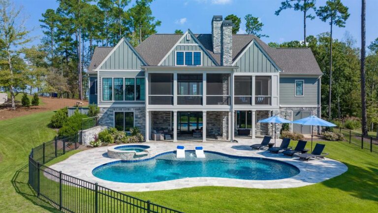 Exceptional Lakefront Living: $3.66 Million Home on Lake Oconee, Greensboro, Georgia