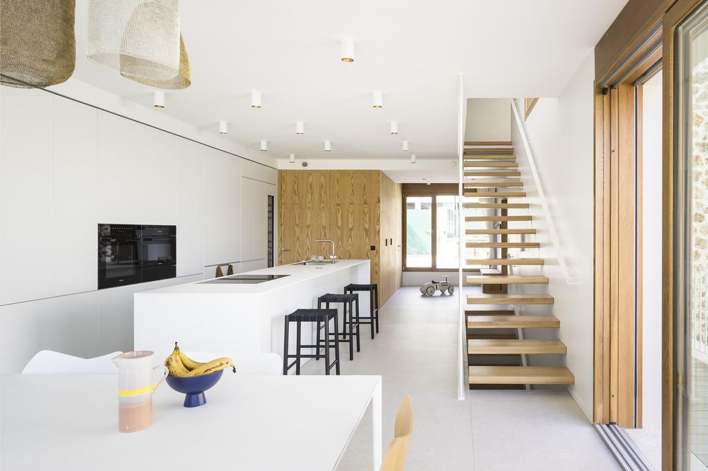 Francilian House in France, a Modern Extension Project by HEMAA