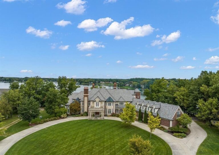 Handcrafted Masterpiece on 25 Acres of Pure Luxury in Goodrich, Michigan Hits Market at $6.5 Million