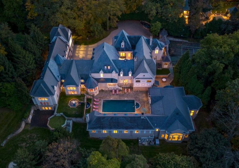 Skyview – A Luxurious French Manor in Villanova, Pennsylvania