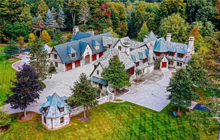 Luxury Chalet in Waite Hill, Ohio Offers Unmatched Elegance and Natural Beauty for $4,425,000