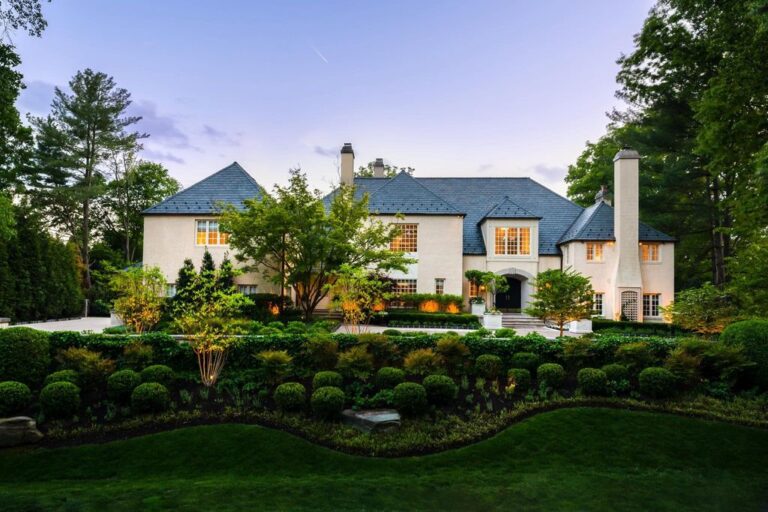 McLean, Virginia Home with Beautiful Landscaping and Hardscaping Listed