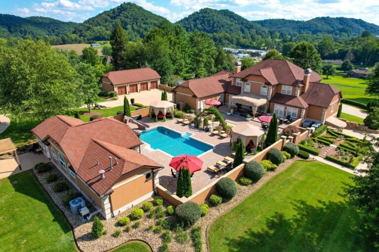 Opulent Mediterranean and Modern Tuscan Retreat in Bristol, Tennessee Listed at $3.495 Million