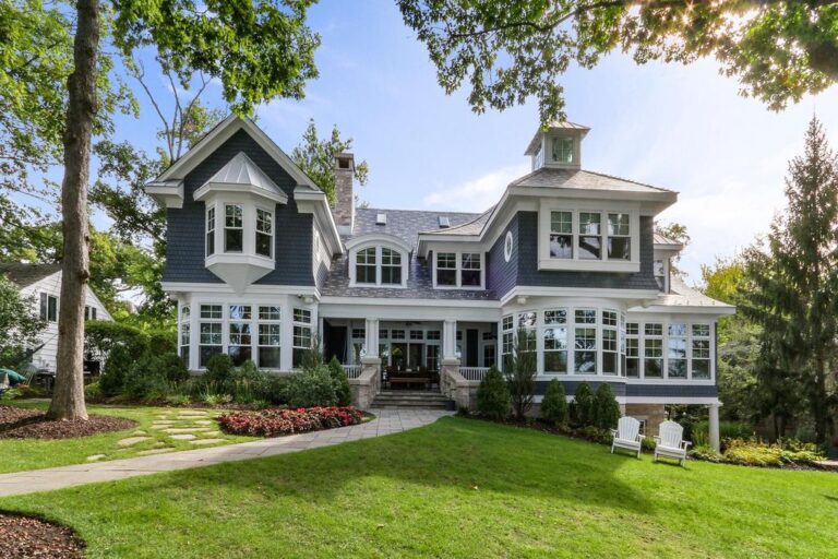 Quintessential Lakefront Gem in Fontana, Wisconsin Hits the Market at $13.9 Million