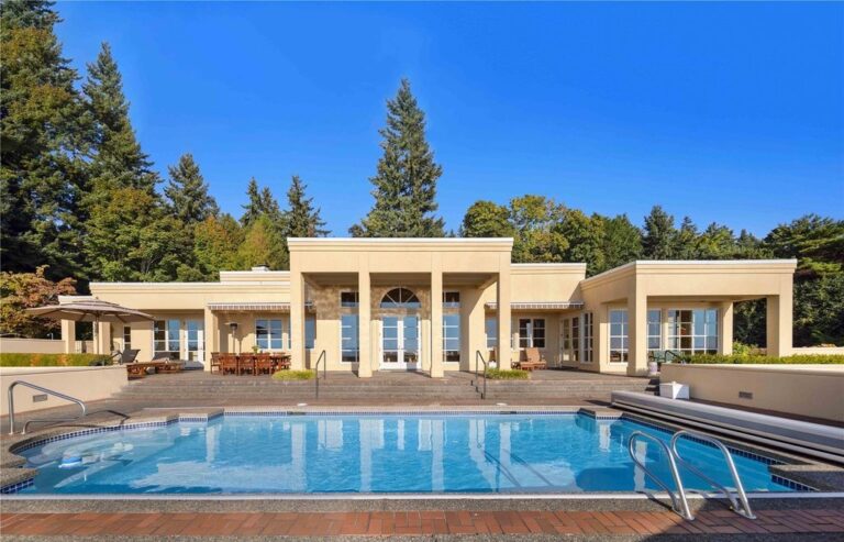 Secluded Shoreline Retreat: $4.85 Million Listing Offers Stunning Mountain and Water Views