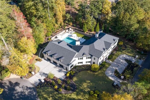 Stunning 'Alaska White' Four-Sides Brick Home in Marietta, Georgia ...