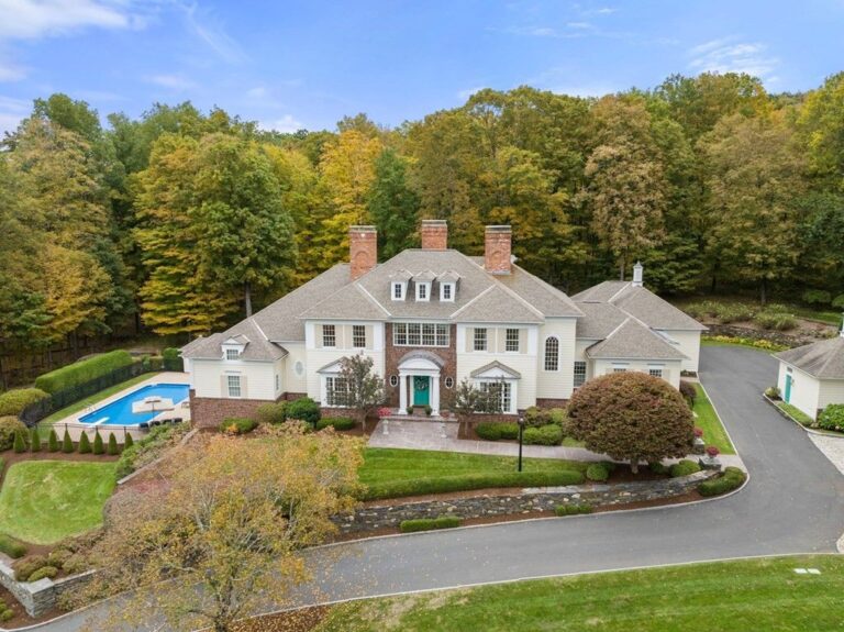 Stunning French Colonial Home in Wilbraham, Massachusetts for $2.276 Million