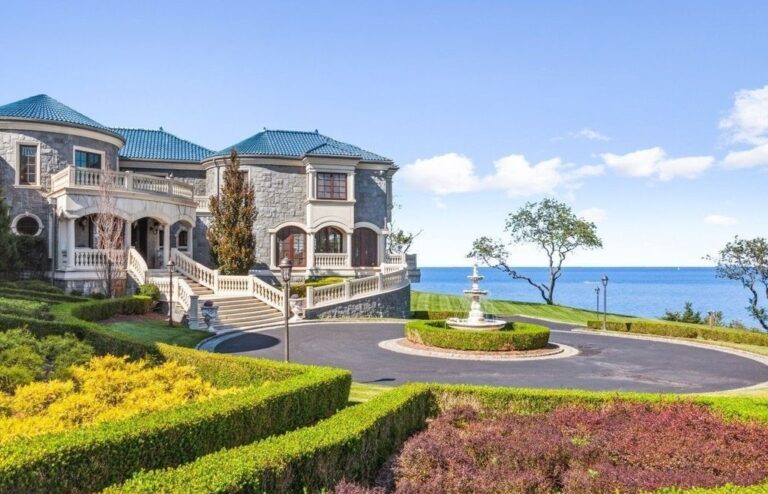 Stunning Waterfront Estate on Crane Neck Point, New York, Offered at $12.5 Million