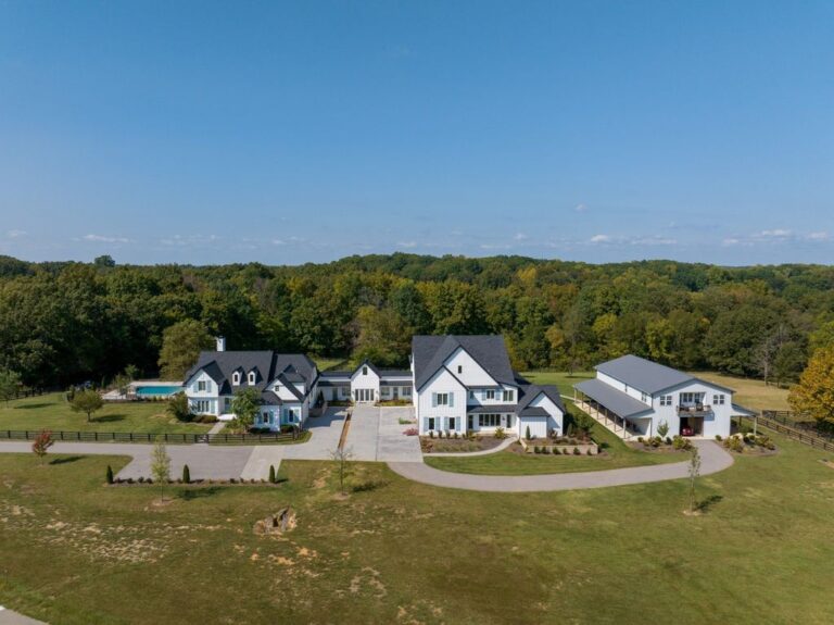 The Ultimate Entertainers’ Farmhouse: 19 Acres in Williamson County, Tennessee for $6,995,000