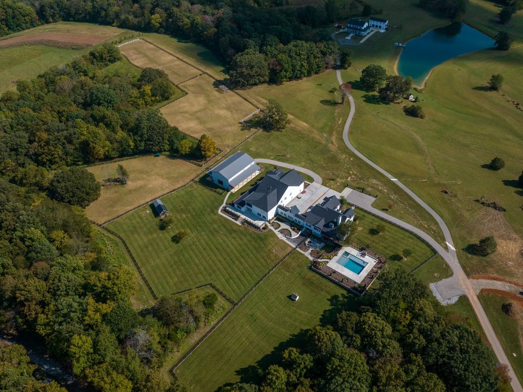 The Ultimate Entertainers' Farmhouse: 19 Acres in Williamson County, Tennessee for $6,995,000