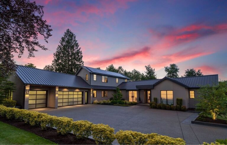 Unmatched Elegance, Innovation, and Technology Converge in $3,995,000 Lake Oswego Estate
