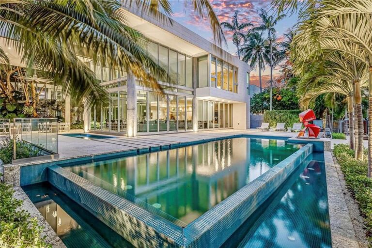 $14 Million Modern Riverside Estate on Rio Vista Boulevard, Fort Lauderdale Offering Panoramic New River Views