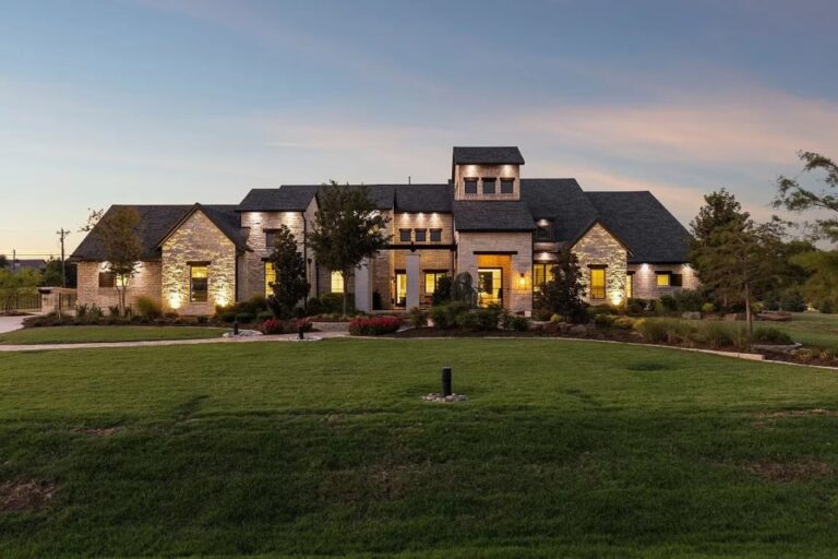 Embracing Elegance and Nature’s Bounty: Discover This 7-Bedroom Home in Lucas, TX, Listed at $4,399,900