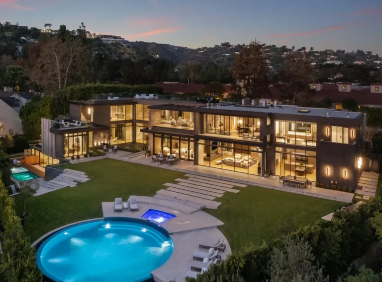 Luxurious Living Redefined: A Newly Built Architectural Masterpiece in Holmby Hills Hits Market for $45,000,000